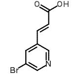 CAS#: 638220-12-9， (2E)-3-(5-Bromo-3-pyridinyl)acrylic acid