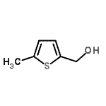structure of CAS# 63826-59-5, (5-Methyl-2-Thienyl)Methanol;(5-methylthiophen-2-yl)methanol;(5-Methyl-thiophen-2-yl)-methanol