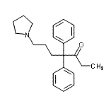 CAS#: 63834-36-6， 4,4-Diphenyl-7-(1-Pyrrolidinyl)-3-Heptanone