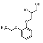 CAS#: 63834-83-3， 3-(2-Ethoxyphenoxy)-1,2-Propanediol