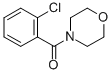 structure of CAS# 6392-26-3, (2-Chloro-Phenyl)-Morpholin-4-Yl-Methanone;(2-Chlorophenyl)-Morpholino-Methanone;(2-Chlorophenyl)-Morpholinomethanone;(2-Chlorophenyl)-Morpholin-4-Yl-Methanone