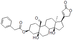 CAS#: 63979-71-5， 5,14-Dihydroxy-19-Oxo-3beta-[(Phenylacetyl)Oxy]-5beta-Card-20(22)-Enolide