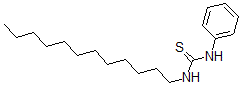 结构式 CAS# 63980-78-9, N-十二烷基-N'-苯基-硫脲