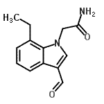 CAS#: 639810-79-0， 2-(7-Ethyl-3-formyl-1H-indol-1-yl)acetamide