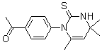 CAS#: 63990-68-1， 4-(1,4-Dihydro-2-Mercapto-4,4,6-Trimethyl)Pyrimidinyl-Acetophenone