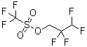 结构式 CAS# 6401-02-1, 2,2,3,3-四氟丙基三氟甲烷磺酸酯