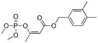 CAS 登录号：64011-83-2， 3-(二甲氧基亚膦酰氧基)-2-丁烯酸 3,4-二甲基苄基酯