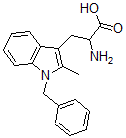CAS#: 64024-05-1， (alphas)-alpha-Amino-1-Benzyl-2-Methyl-1H-Indole-3-Propionic Acid