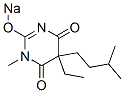 CAS#: 64038-15-9， 5-Ethyl-5-Isopentyl-1-Methyl-2-Sodiooxy-4,6(1H,5H)-Pyrimidinedione