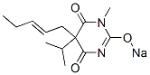 CAS#: 64038-31-9， 5-Isopropyl-1-Methyl-5-(2-Pentenyl)-2-Sodiooxy-4,6(1H,5H)-Pyrimidinedione