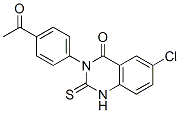 CAS#: 64046-69-1， 3-(4-Acetylphenyl)-6-Chloro-2,3-Dihydro-2-Thioxoquinazolin-4(1H)-One