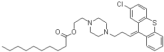 CAS#: 64053-00-5， Decanoic Acid 2-[4-[(3Z)-3-(2-Chloro-9H-Thioxanthen-9-Ylidene)Propyl]-1-Piperazinyl]Ethylester