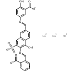 CAS#: 6406-36-6， Trisodium 5-({6-[(2-Carboxylatophenyl)Diazenyl]-5-Hydroxy-7-Sulfonato-2-Naphthyl}Diazenyl)-2-Hydroxybenzoate