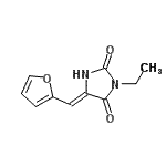 CAS#: 640716-50-3， (5Z)-3-Ethyl-5-(2-furylmethylene)-2,4-imidazolidinedione