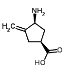 CAS#: 640896-97-5， (1S,3S)-3-Amino-4-methylenecyclopentanecarboxylic acid