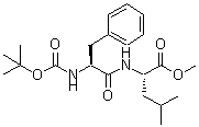 CAS#: 64152-76-7， Methyl N-{[(2-methyl-2-propanyl)oxy]carbonyl}phenylalanylleucinate