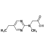 CAS#: 64171-60-4， N-(5-Ethyl-2-pyrimidinyl)-N-methylglycine