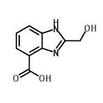 CAS#: 64183-70-6， 2-(Hydroxymethyl)-1H-benzimidazole-4-carboxylic acid