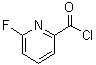 structure of CAS# 64197-03-1, 6-Fluoro-2-pyridinecarbonyl chloride;2-FLUORO-6-PYRIDINECARBONYLCHLORIDE;2-Fluoropyridine-6-carbonyl chloride;ZINC02525419