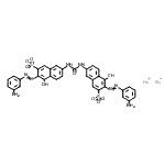 CAS 登录号：6420-46-8， 二钠7,7'-(羰基二亚胺)二{3-[(3-氨基苯基)偶氮]-4-羟基-2-萘磺酸酯}