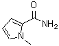 structure of CAS# 64230-41-7, 1-Methyl-1H-pyrrole-2-carboxamide;1H-Pyrrole-2-carboxamide,1-methyl-;1-methylpyrrole-2-carboxamide;ZINC03262883