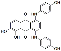 CAS#: 6425-07-6， 5,6-Dihydroxy-1,4-Bis[(4-Hydroxyphenyl)Amino]-9,10-Anthracenedione
