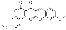 CAS#: 64267-17-0， 3,3'-Carbonylbis(7-Methoxycoumarin)