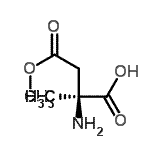 CAS#: 64298-93-7， (2S)-2-Amino-4-methoxy-2-methyl-4-oxobutanoic acid