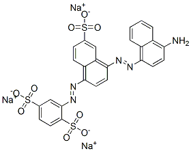 CAS#: 64346-74-3， Trisodium 2-[[4-[(4-Amino-1-Naphthyl)Azo]-6-Sulphonato-1-Naphthyl]Azo]Benzene-1,4-Disulphonate