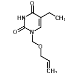 CAS#: 643742-69-2， 1-[(Allyloxy)methyl]-5-ethyl-2,4(1H,3H)-pyrimidinedione