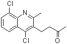 CAS#: 64375-69-5， 4-(4,8-Dichloro-2-methyl-3-quinolinyl)-2-butanone