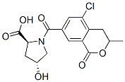 CAS#: 64398-32-9， trans-1-((5-Chloro-3,4-Dihydro-3-Methyl-1-Oxo-1H-2-Benzopyran-7-Yl)Carbonyl)-4-Hydroxy-L-Proline