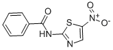 structure of CAS# 64398-84-1, N-(5-Nitro-2-Thiazolyl)Benzamide;N-(5-Nitrothiazol-2-Yl)Benzamide;N-(5-Nitro-2-Thiazolyl)Benzamide;Nsc 87574
