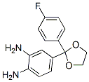 CAS#: 64420-52-6， 4-[2-(4-Fluorophenyl)-1,3-Dioxolan-2-Yl]Benzene-1,2-Diamine