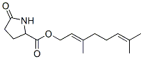 CAS#: 64431-72-7， (E)-3,7-Dimethylocta-2,6-Dienyl 5-Oxo-DL-Prolinate