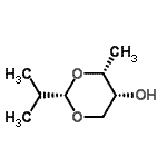 CAS#: 64446-62-4， (2S,4R,5R)-2-Isopropyl-4-methyl-1,3-dioxan-5-ol