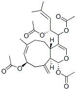 CAS#: 64504-52-5， (1R,4aS,7E,9R,11aR)-4-[(1R,2R)-1,2-Diacetoxy-4-Methyl-3-Pentenyl]-1,4a,5,6,9,10,11,11alpha-Octahydro-7-Methyl-11-Methylenecyclonona[c]Pyran-1,9-Diol Diacetate