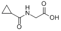 结构式 CAS# 64513-70-8, N-(环丙基羰基)-甘氨酸