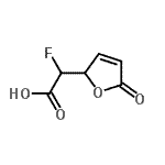 CAS#: 645405-02-3， Fluoro(5-oxo-2,5-dihydro-2-furanyl)acetic acid