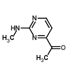 CAS#: 645419-05-2， 1-[2-(Methylamino)-4-pyrimidinyl]ethanone
