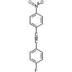 CAS#: 64583-21-7， 1-Fluoro-4-[(4-nitrophenyl)ethynyl]benzene
