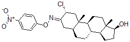 CAS#: 64584-59-4， 2alpha-Chloro-17beta-Hydroxy-5alpha-Androstan-3-One O-(4-Nitrophenyl)Oxime