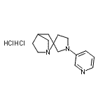 CAS#: 646055-75-6， 1'-(3-Pyridinyl)spiro[1-azabicyclo[2.2.1]heptane-2,3'-pyrrolidine] dihydrochloride