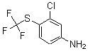 structure of CAS# 64628-74-6, 3-Chloro-4-[(Trifluoromethyl)Thio]-Benzenamine;3-Chloro-4-(Trifluoromethylthio)Aniline;[3-Chloro-4-(Trifluoromethylthio)Phenyl]Amine;Zinc02556423