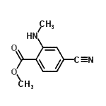 CAS#: 64630-03-1， Methyl 4-cyano-2-(methylamino)benzoate