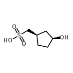 CAS#: 64646-22-6， [(1R,3S)-3-Hydroxycyclopentyl]methanesulfonic acid