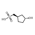 CAS#: 64646-23-7， [(1R,3R)-3-Hydroxycyclopentyl]methanesulfonic acid