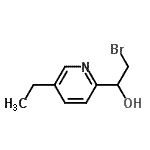 CAS#: 646519-81-5， 2-Bromo-1-(5-ethyl-2-pyridinyl)ethanol