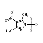 CAS#: 64678-72-4， 3,5-Dimethyl-1-(<sup>2</sup>H<sub>3</sub>)methyl-4-nitro-1H-pyrazole