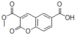 CAS#: 6468-71-9， 3-Methoxycarbonyl-2-Oxo-alpha-Chromene-6-Carboxylic Acid